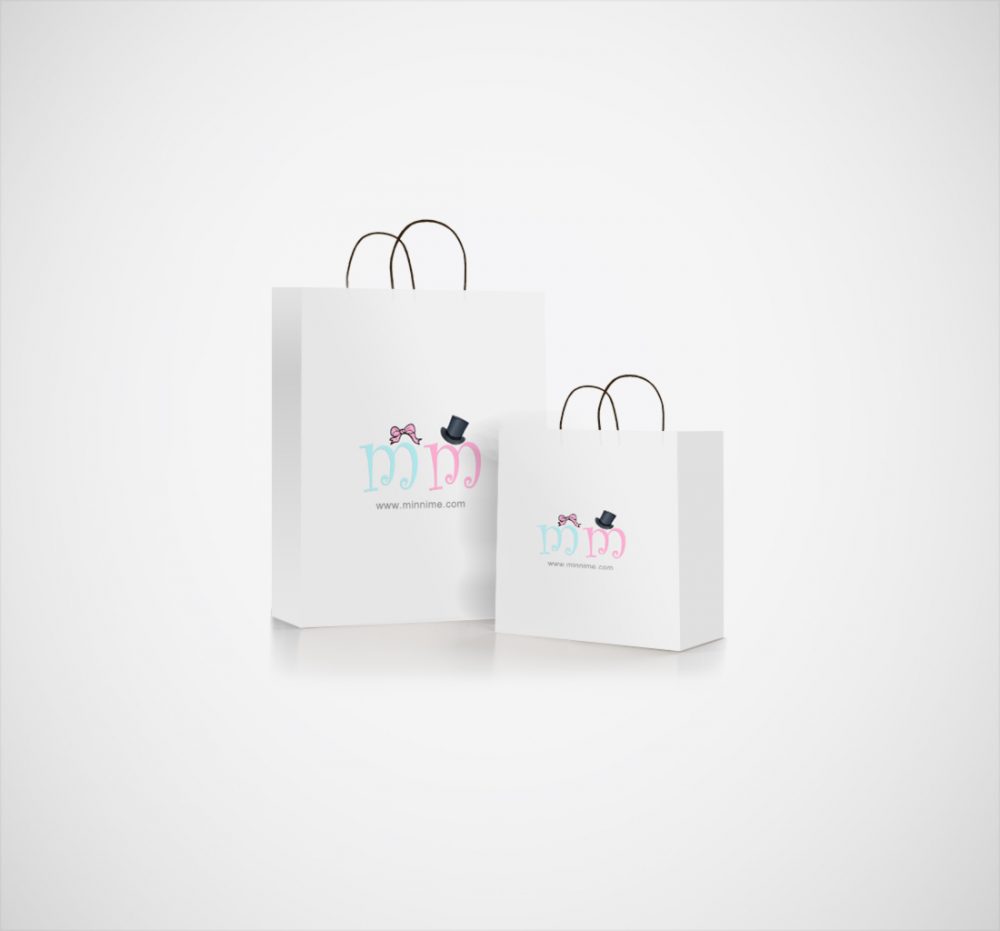 MM logo on shopping bags
