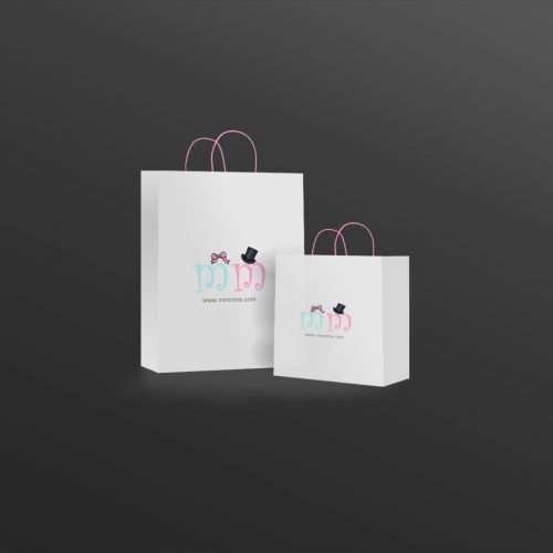 Shopping bags with the MinniMe logo/лого
