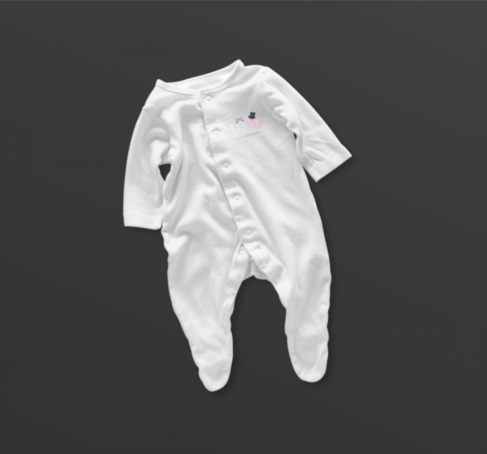 Baby clothing with the MinniMe logo