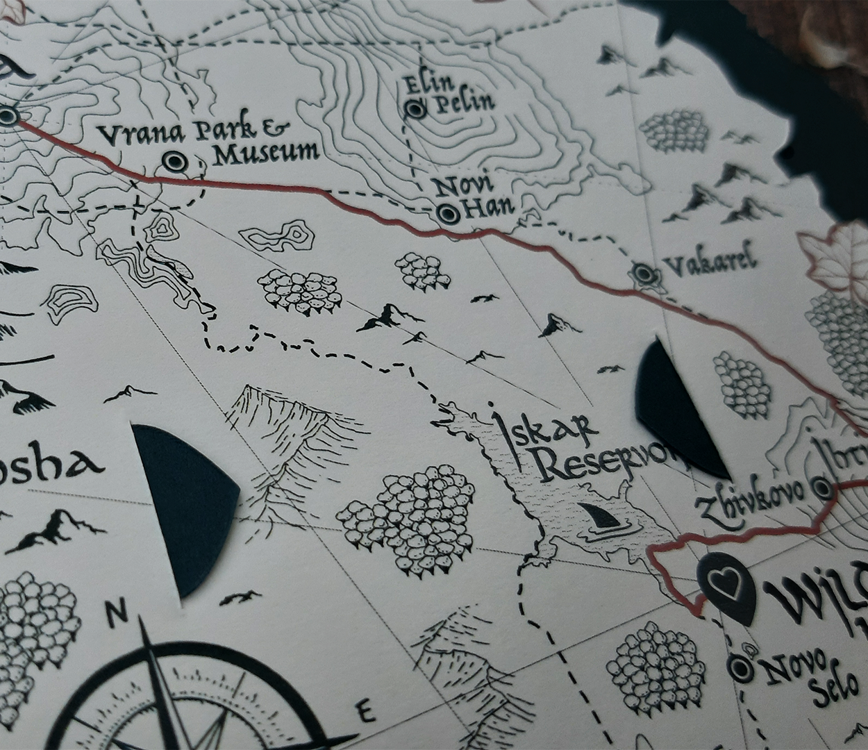 Lord of the Rings wedding invitation design