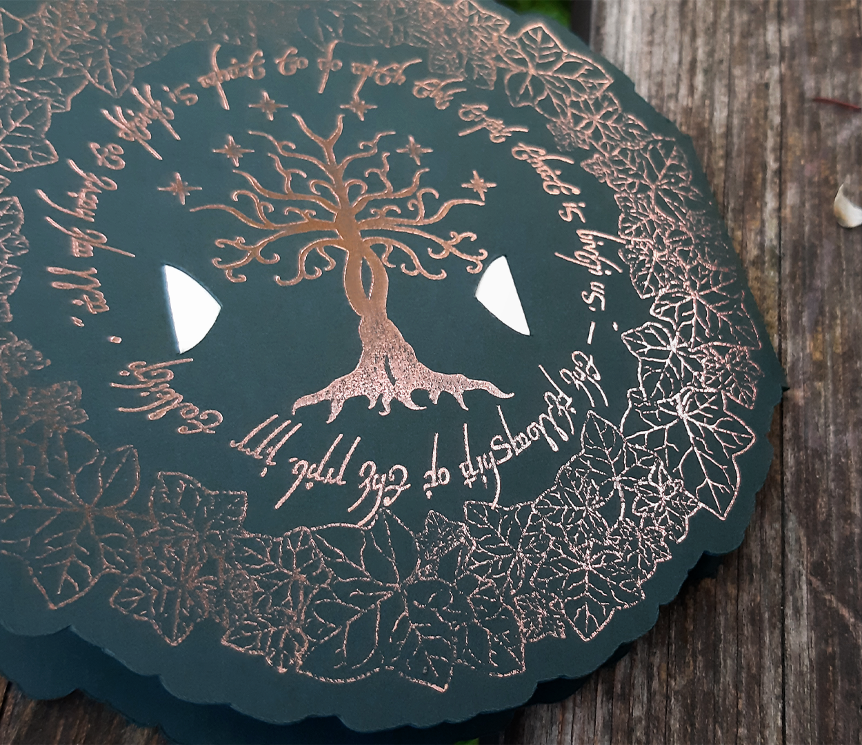 Lord of the Rings wedding invitation design