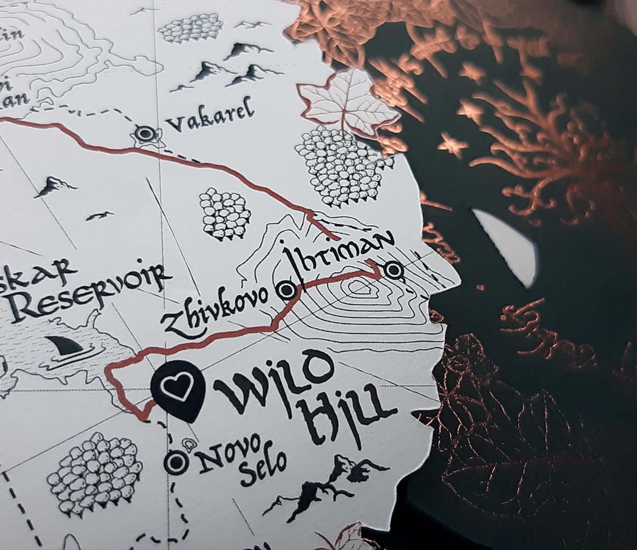 wedding invitation design inspired by The Lord of the Rings